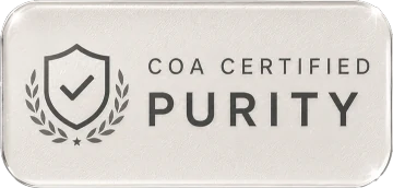 Pureza certificada por COA