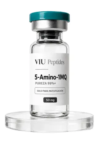 Vial ViuPeptides 5-Amino-1MQ 50 mg para investigación, México