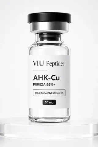 Vial ViuPeptides AHK-Cu 50 mg para investigación científica en México