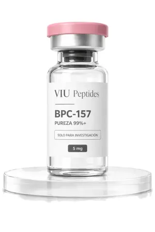 Vial ViuPeptides BPC-157 5 mg para investigación, México