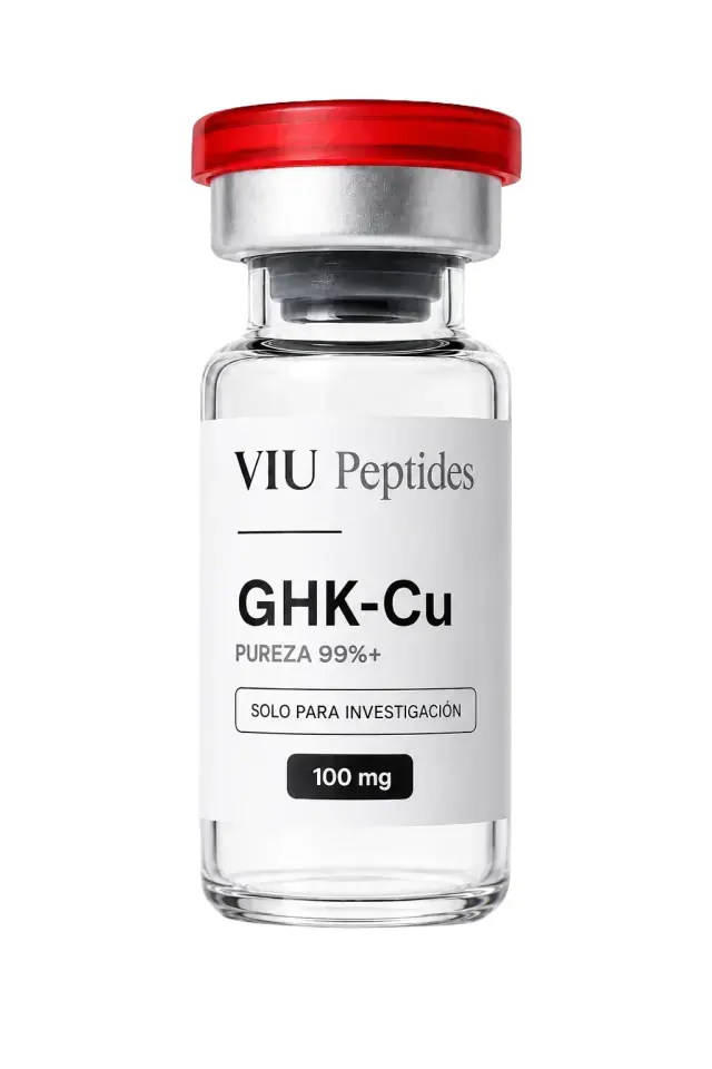 Vial ViuPeptides GHK-Cu 100 mg para investigación, México