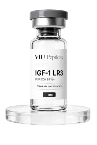 Vial ViuPeptides IGF-1 LR3 1 mg para investigación, México
