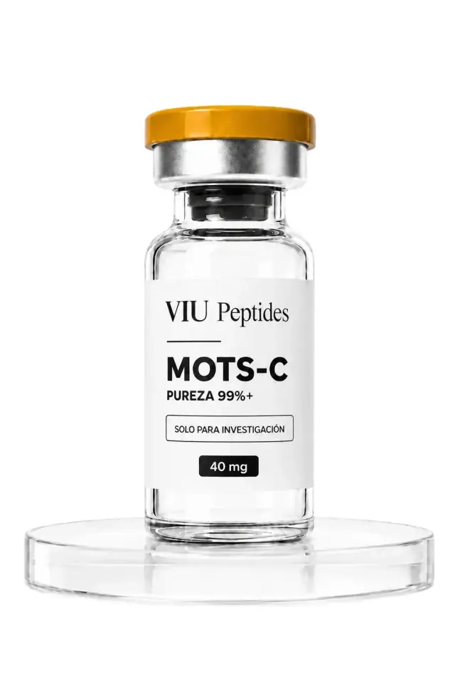 Vial ViuPeptides MOTS-C 40 mg para investigación, México
