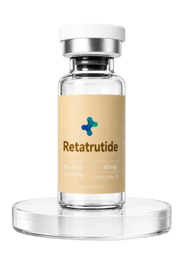 Vial ViuPeptides Retatrutide 40 mg