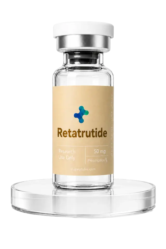 Vial ViuPeptides Retatrutide 50 mg