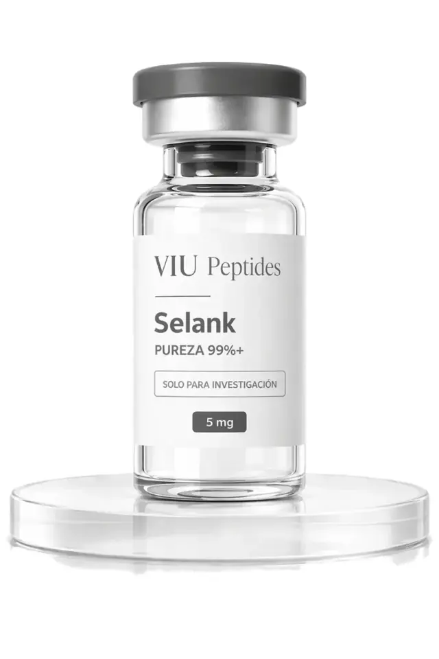 Vial ViuPeptides Selank 5 mg para investigación, México