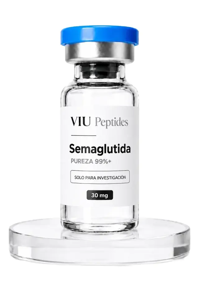 Vial ViuPeptides Semaglutida 30 mg para investigación, México