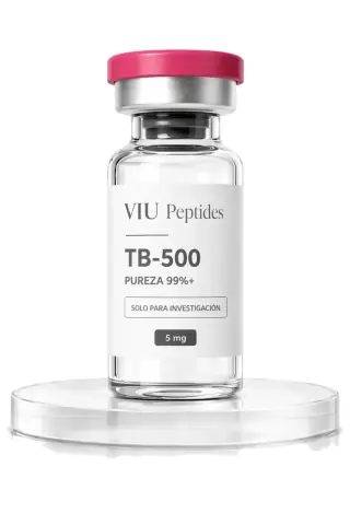 Vial ViuPeptides TB-500 5 mg para investigación, México