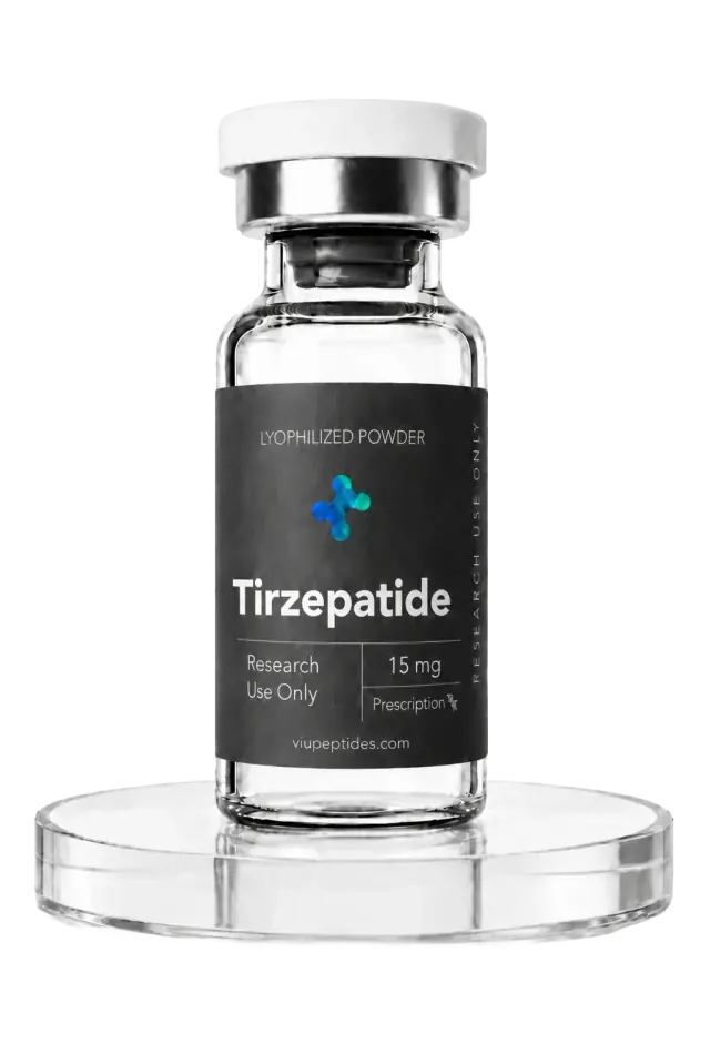 Vial ViuPeptides Tirzepatida 15 mg